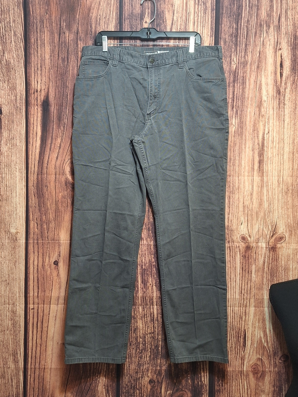 Carhartt Men's Cargo Work Pants In Charcoil Gray Size 38/32 NWOT!